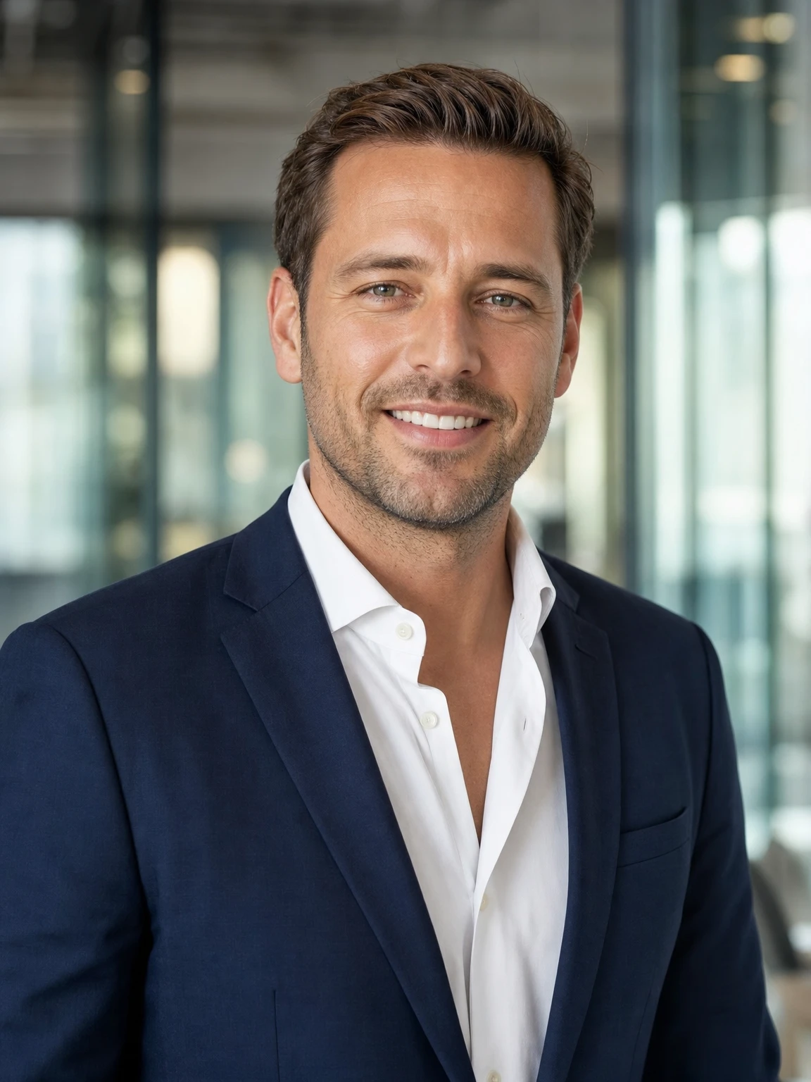 professional realtor headshots of a male real estate agent