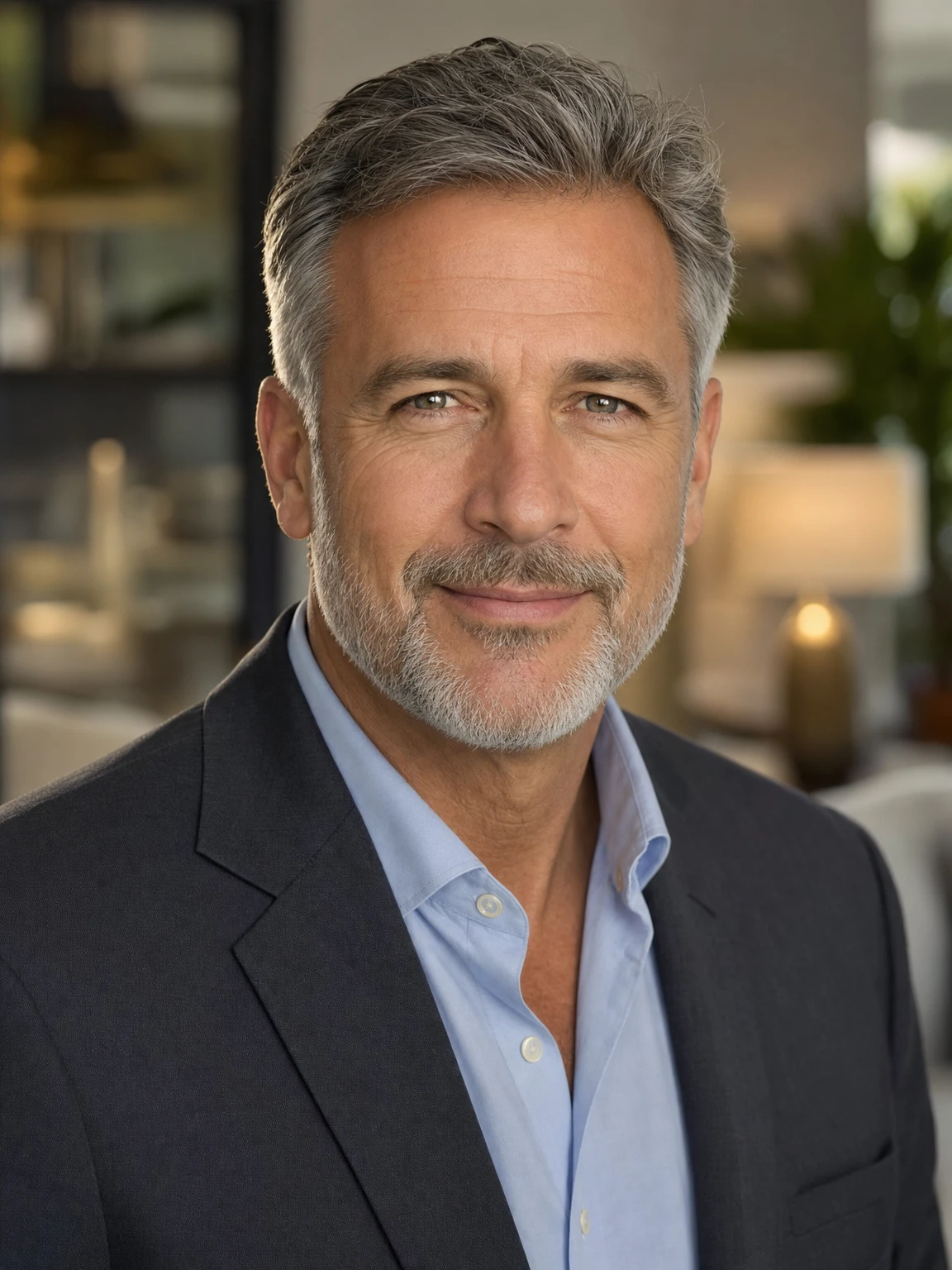 professional headshots for realtors - distinguished male broker