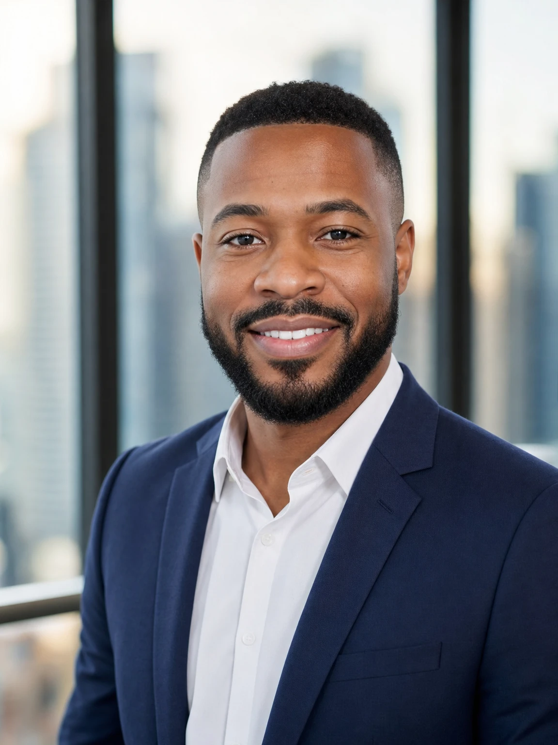 real estate professional pictures of a Black male realtor